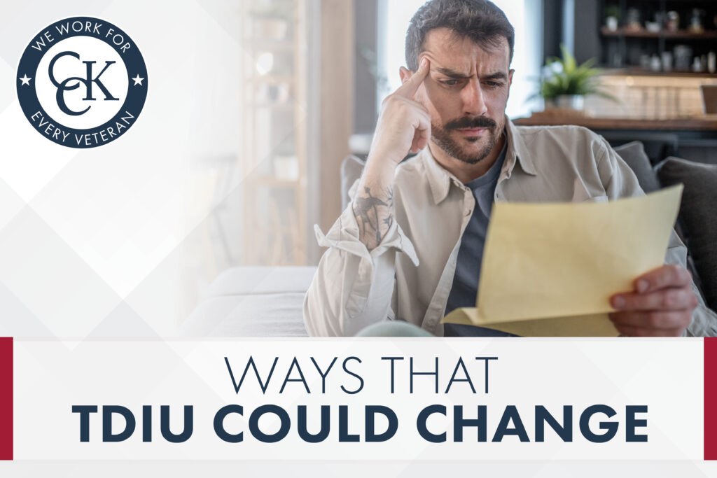 Ways That TDIU Could Change