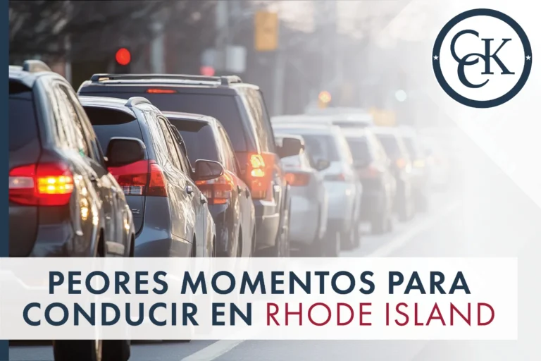 Peores momentos para conducir en Rhode Island