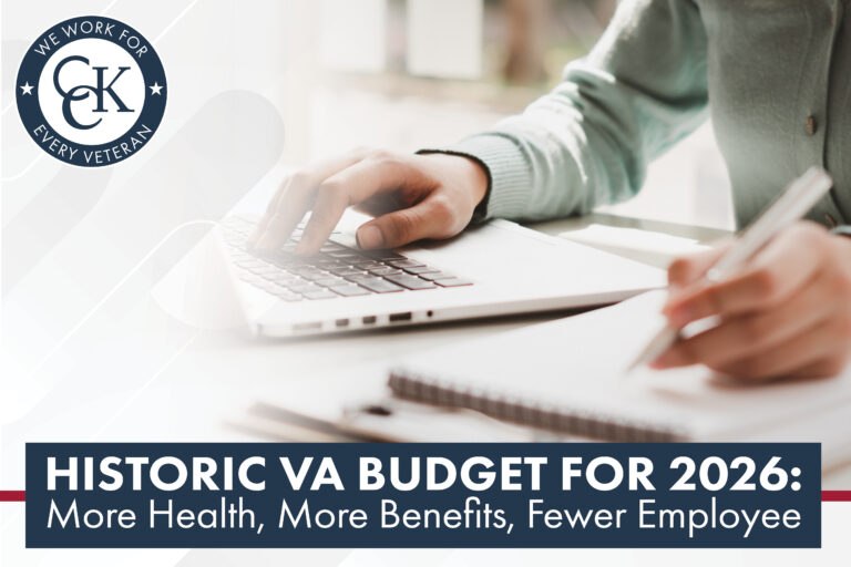 Historic VA Budget for 2026: More Health, More Benefits, Fewer Employees