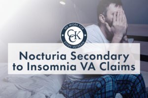 Nocturia Secondary to Insomnia VA Claims
