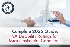 A Complete 2025 Guide to VA Disability Ratings for Musculoskeletal Conditions