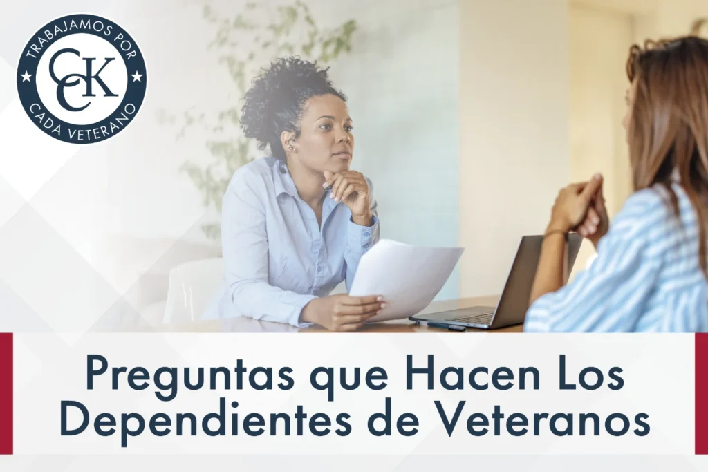 Preguntas que Hacen Los Dependientes de Veteranos
