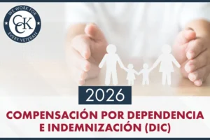 Tasas de Compensación por Dependencia e Indemnización (DIC) para 2026