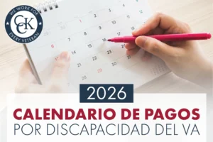Calendario de Pagos por Discapacidad del VA para 2026