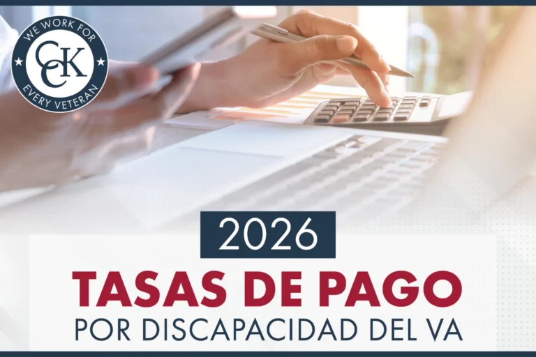 Tasas de Compensación Especial Mensual (SMC) del VA para 2026