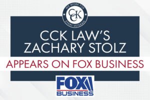 CCK Law's Zachary Stolz Appears on Fox Business