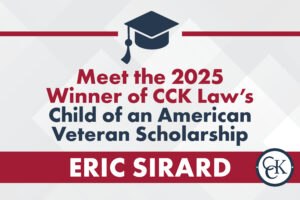 CCK Law Child of an American Veteran Scholarship Winner 2025: Eric Sirard